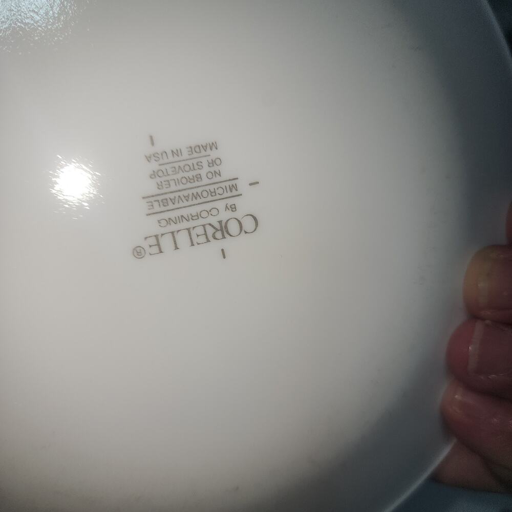 CORNING EUC BLUE HEARTS 4 PC DINNER SITTING BOWL LR PLATE SMP PLATE MUG - Picture 6 of 8